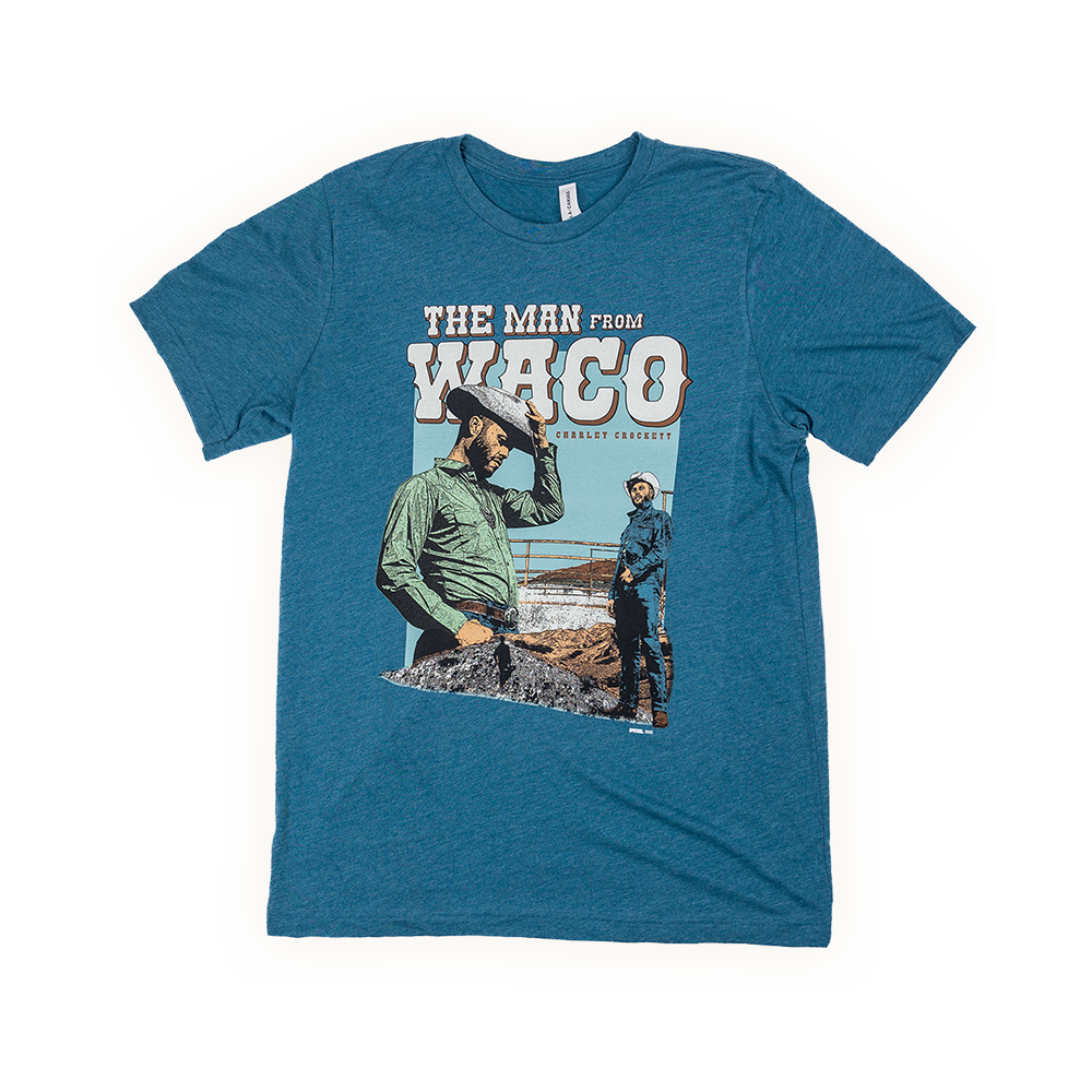 Blue Man From Waco Tee