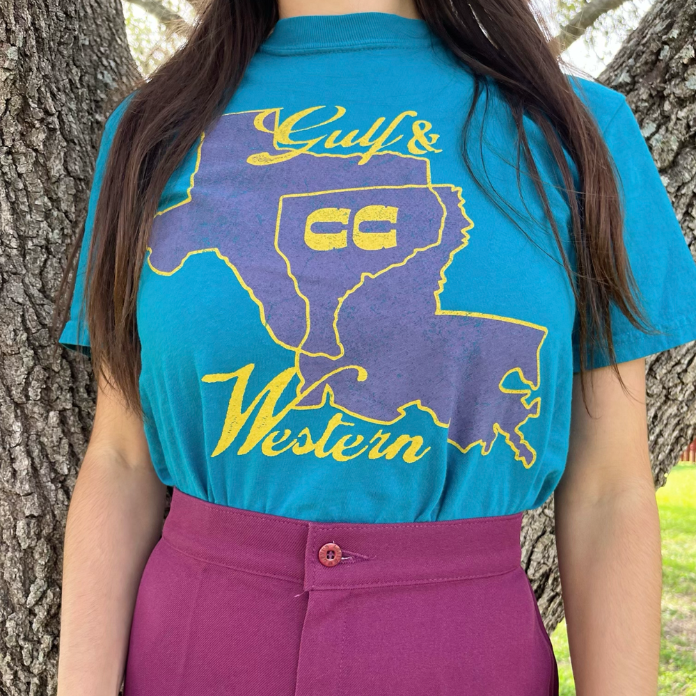 Gulf & Western Teal Tee Female